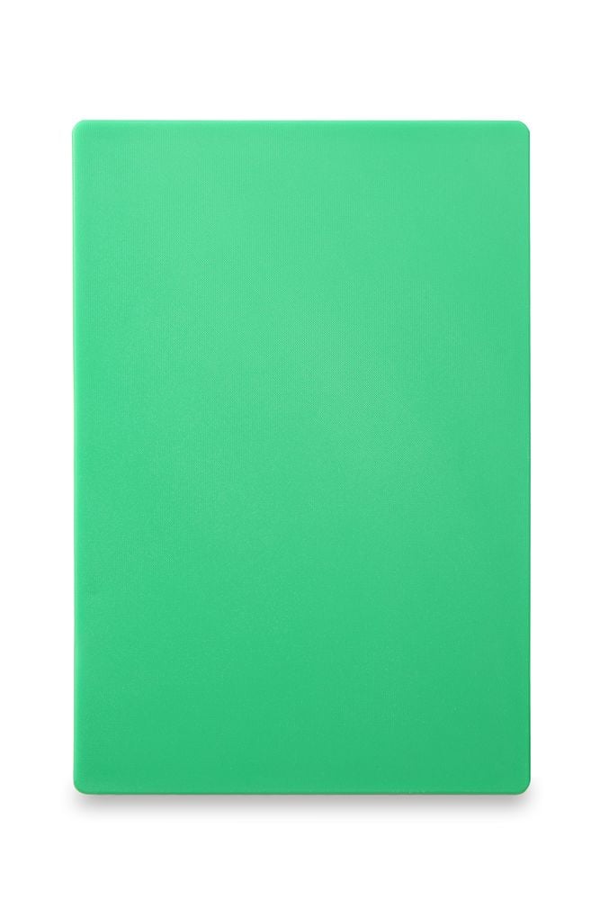 Hygiplas HDPE snijplank groen 450x300x12mm - J012 - Nisbets De