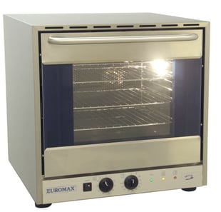 Euromax heteluchtoven met grill 60x40 & 1/1GN - 230V - met draaideur naar rechts - 2 ventilatoren. 