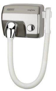 Mediclinics | Haardroger drukknop RVS look met slang  - AC-12004