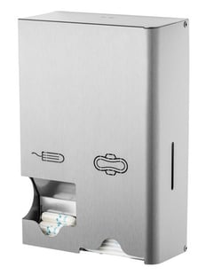 MediQo-line | Maandverband- & tampondispenser klein RVS afp-c - AC-19122