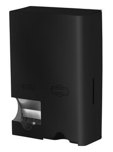 MediQo-line | Maandverband- & tampondispenser klein RVS zwart - AC-19125