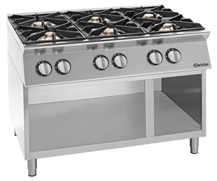 Bartscher | Gasfornuis 900 6 branders OU