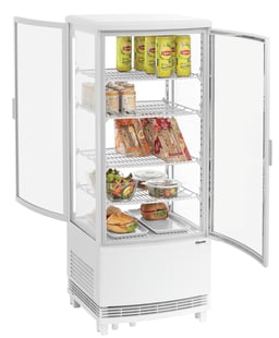 Bartscher | Mini-koelvitrine 98L2T wit