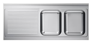 Combisteel | 600 spoeltafelblad 2 rechts 2000 - CMBI-7013.1405