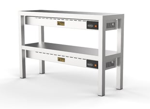 Combisteel | Etagere keramisch verwarmd 2 niveaus 1000  6 heaters À 250w - CMBI-7020.0730