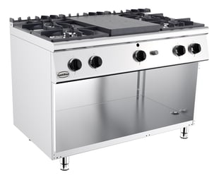 Combisteel | Base 700 kookplaatfornuis gas 4 br. - CMBI-7178.0585