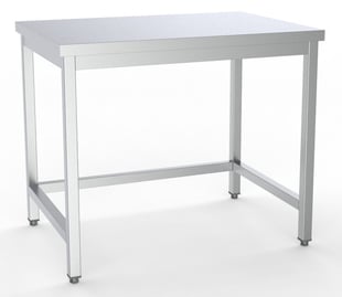 Combisteel | 700 werktafel open onderstel demontabel 800 - CMBI-7333.0020