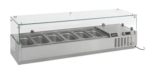 Combisteel | Gekoelde opzetvitrine 1/4 gn x 8 - CMBI-7450.0011