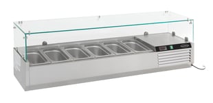 Combisteel | Gekoelde opzetvitrine 1/3 gn x 6 - CMBI-7450.0018