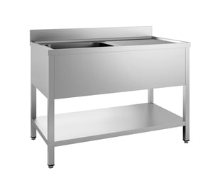 Combisteel | 600 spoeltafel bodemschap demontabel 2 links 2000 - CMBI-7452.0410