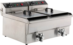 Combisteel | Elektrische tafelfriteuse 2x8 l - CMBI-7455.1005
