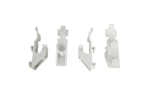 Combisteel | Set 4 clips wit tbv CMBI-7487.0165  nieuwe serie - CMBI-7487.0185
