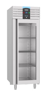 Combisteel | Vrieskast rvs glasdeur mono block 700 ltr - CMBI-7489.5030