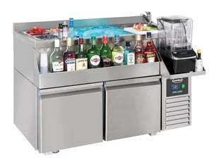 Combisteel | Koelwerkbank 2 deuren met cocktail bar station - CMBI-7489.6000