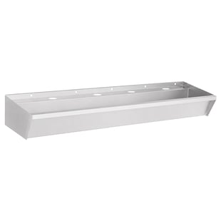 Combisteel | Wasbak rvs 4 kranen 1800x360x135mm - CMBI-7490.0350