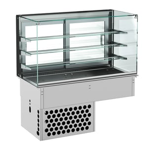 Combisteel | Drop-in koelvitrine recht - gesloten 5/1 - CMBI-7495.0130