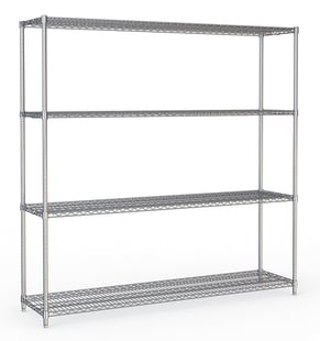 Combisteel | Stelling 4 levels 1800 demontabel - CMBI-7530.0020