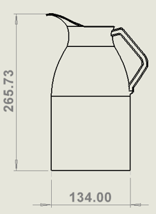 Combisteel | Koffie thermoskan 2.0l - CMBI-7535.0110