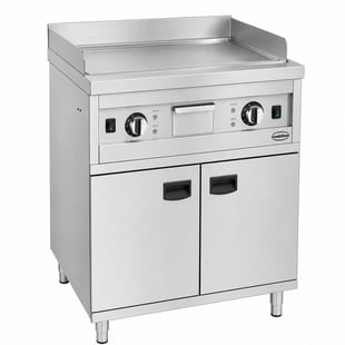 Combisteel | Entry 700 bakplaat elektrisch chroom dubbel - CMBI-7545.0020