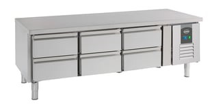 Combisteel | Koelwerkbank 650 hoog 6 laden - CMBI-7950.0450