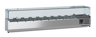 Combisteel | Gekoelde opzetvitrine 1/3 gn x 9 - CMBI-7950.5133
