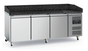 Combisteel | Pizzawerkbank 3 deurs graniet  met wielen - CMBI-7950.5142
