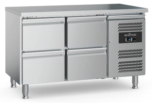 Combisteel | 700 koelwerkbank 4 laden  met verstelbare poten - CMBI-7950.5170
