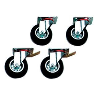 Diamond | Kit 4 wielen, 2 met rem  6 & 10 GN 1/1 | AA/K4C-X