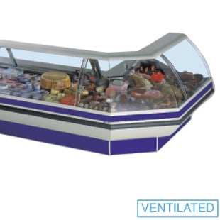 Diamond | Geventileerde toonbank, met reserve, met groep | ASA-200-LIQ
