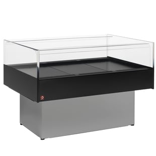 Diamond | Panoramische gekoelde self-service toonbank - GRIJS/ZWART | BN129/V-E8/T2