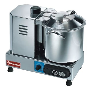 Diamond | Cutter in R.V.S., 9 liter, met snelheidsregelaar | CSP2/9V