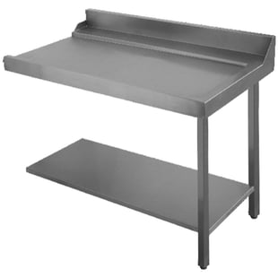 Diamond | Uitlooptafel "rechts" configuratie 90° (manden 600x500) | DLA-D12/DCR