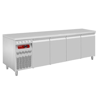 Diamond | Geventileerde koeltafel, 4 deuren GN 1/1, 550 Lit. groep aan linkerkant | DT224/P9GX