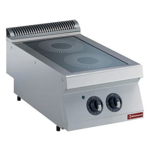 Diamond | Elektrische vitrokeramische kookplaat 2 zones -TOP- | E17/2VC4T-N