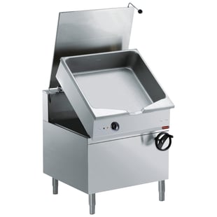 Diamond | Autom. elektrische kantelbare braadpan, "Duomat" kuip 80 L., op meubel | E22/BA8C-N