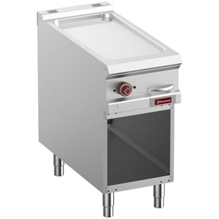 Diamond | Elek. vlakke bakplaat verchroomd, mod 1/2, op open kast | E9/PLCA4-N