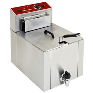 Diamond | Elektrische friteuse tafelmodel  "S-POWER" 12 liter + kraan | F12TR/SP