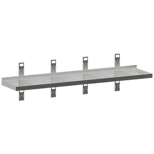 Diamond | Geperforeerd wandrek met 4 steunen en 4 rails | G183-SE3
