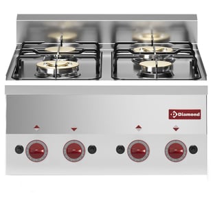 Diamond | Gasfornuis 4 branders -Top- | G60/4F6T-N