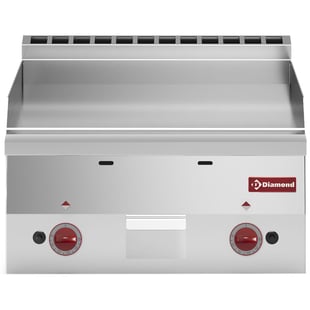 Diamond | Bakplaat op gas met vlakke plaat -Top- | G60/PL6T-N