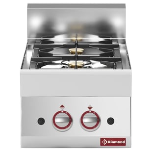 Diamond | Gasfornuis 2 branders -Top- | G65/2F4T-N