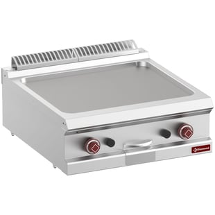 Diamond | Braadplaat op gas met vlakke plaat , module 1/1  -Top- | G7/PL7T-N