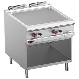 Diamond | Vlakke bakplaat op gas, module 1/1, op open kast | G9/PLA8-N