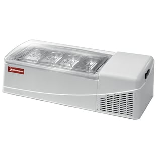 Diamond | Ijscremebewaarder, 4-8 smaken "white" | GEL/48L-R2