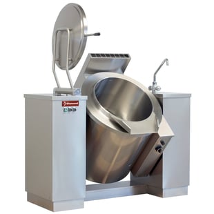Diamond | Gas kantelbare kookketel 150 liter, indirecte verwarming | GMB/150I-LIQ