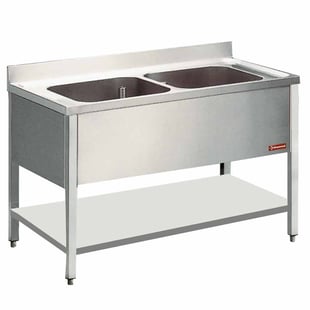 Diamond | Spoeltafel met 2 kuipen | L1421-D
