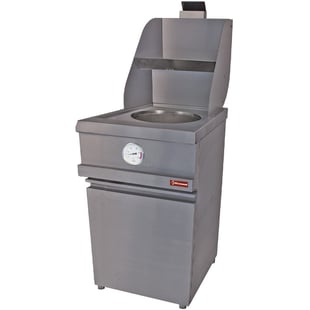 Diamond | Gasfriteuse HEAVY DUTY, 1  ronde kuip, mechanisch | MIKA/1-MC