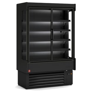 Diamond | Gekoeld wandmeubel, geventileerd met groep, 3 klapdeuren | NIA18/B5-6-PV-LIQ