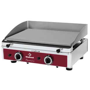 Diamond | Gladde bakplaat, gas | PLANCHA/2-N