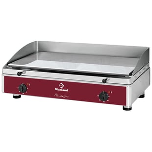 Diamond | Elektrische gladde bakplaat, gechromeerd | PLANCHA/3ELCR-N